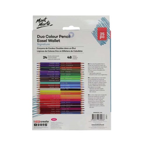 MONT MARTE SKETCHING DUO Colour Pencil Easel Wallet(1)